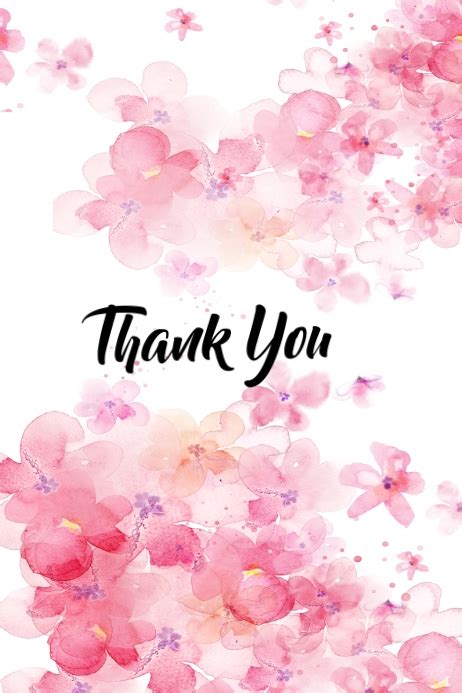 Thank You Poster Template .
